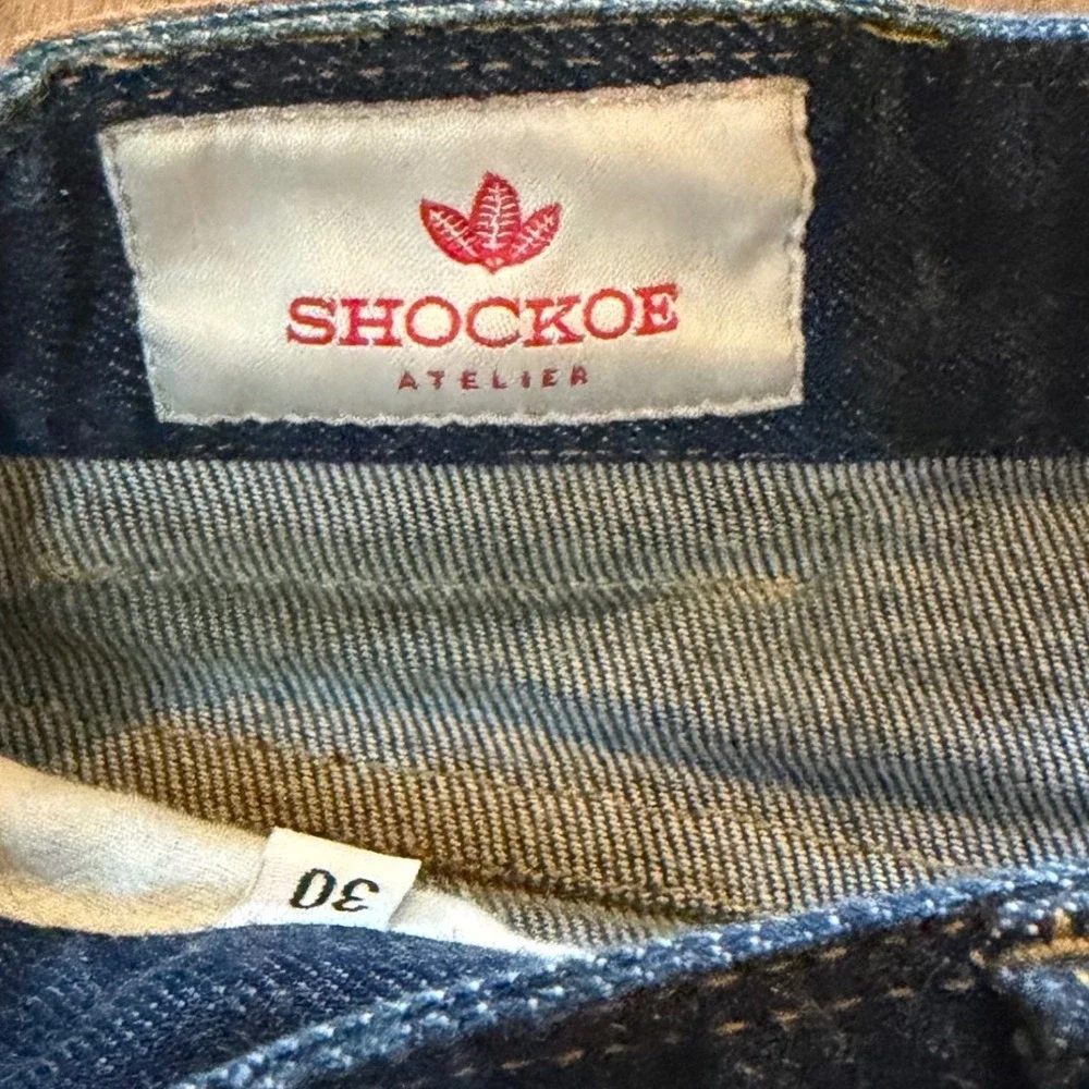 SHOCKOE ATELIER Selvedge Raw Denim Jeans Size 30 x 30 Armstrong Slim Fit USA